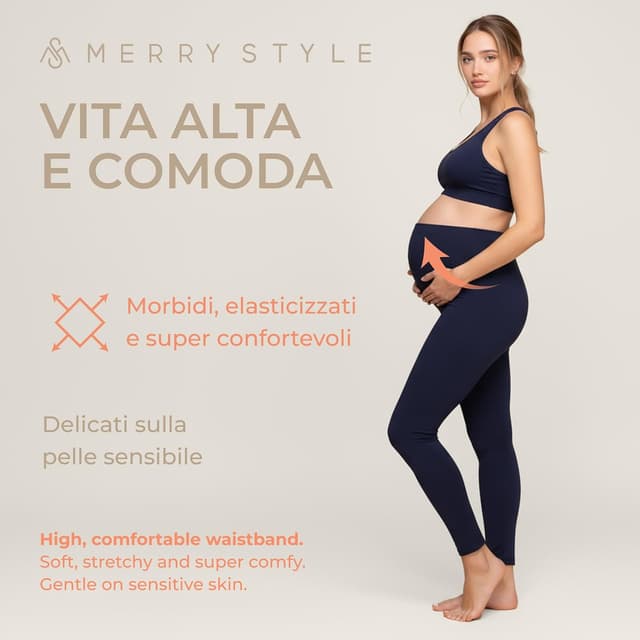 Thumbnail 2 de Merry Style Leggings Premaman Lunghi MS10-297