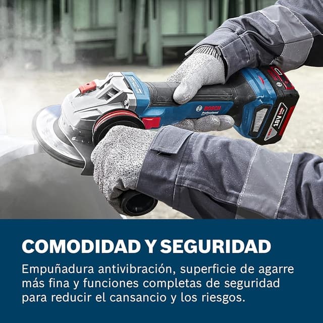 Detalle 2 de Bosch Professional GWS 18V-11 S amoladora 125 mm