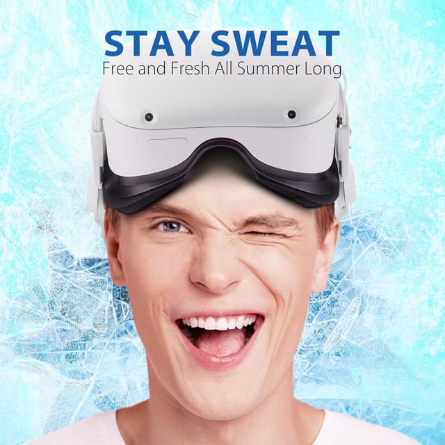 Thumbnail 6 de DESTEK Cooling Face Pad replacement for Oculus Quest 2