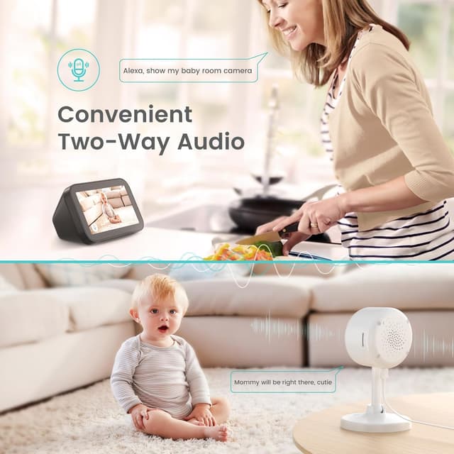 Detalle 2 de litokam indoor camera 2K Smart pet camera