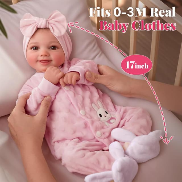 Thumbnail 5 de BABESIDE Sunny 17Inch Reborn Baby Doll