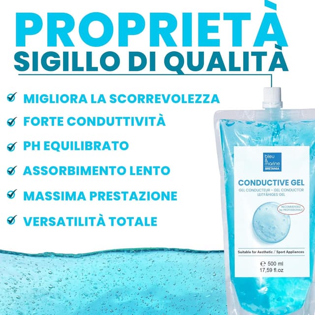 Thumbnail 5 de Gel conduttore per corpo e viso 500 ml