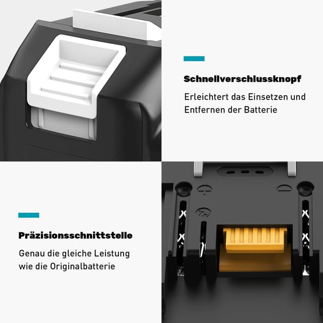 Detalle 2 de Makita 18V Ersatzakku Set 2x 5,5Ah