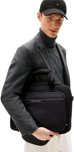 Detalle 1 de Tommy Hilfiger Maletín para portátil Repreve Negro