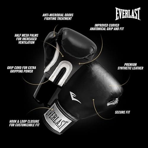 Detalle 2 de Everlast Prostyle 2 Boxing Gloves, 12 oz 🥊