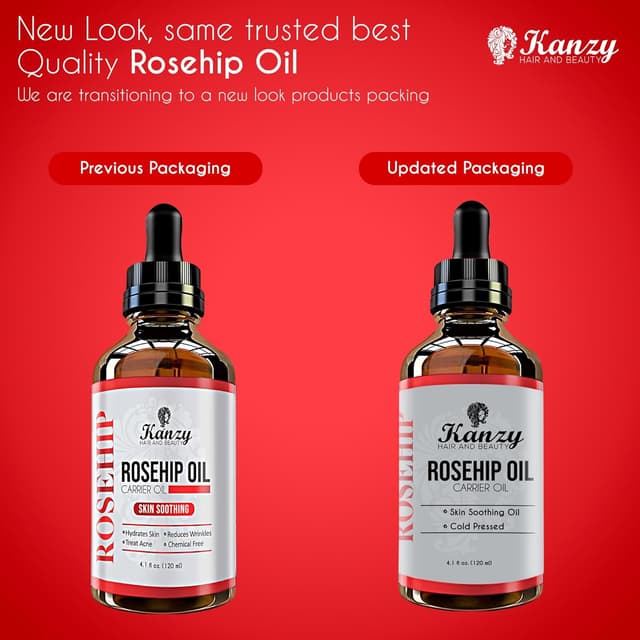 Detalle 2 de Kanzy Rosehip Oil 120ml for Face