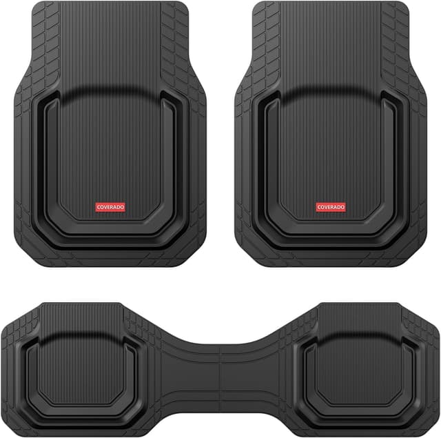 Detalle de Coverado Car Floor Mats 3PCS Universal Fit