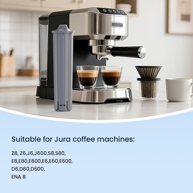 Thumbnail 1 de GLACIER FRESH Wasserfilter kompatibel Jura E8 E6 3 Stk