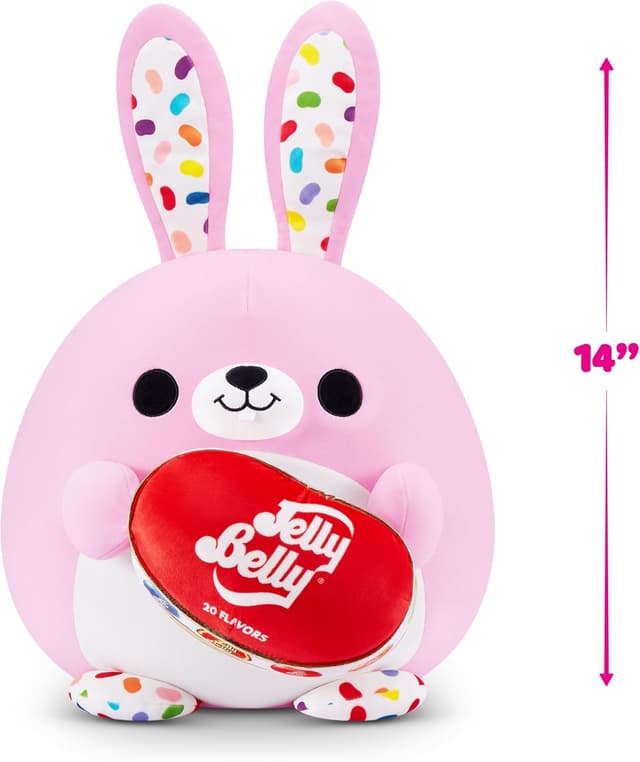 Detalle de Snackles Serie 2 Snackle 35 cm (Flossie) von ZURU – kuscheliges Plüschspielzeug mit Snack-Marken-Accessoire