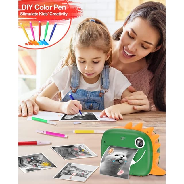 Detalle 2 de Klack Cámara Instantánea 12MP 2" para niños 3–12 años Verde