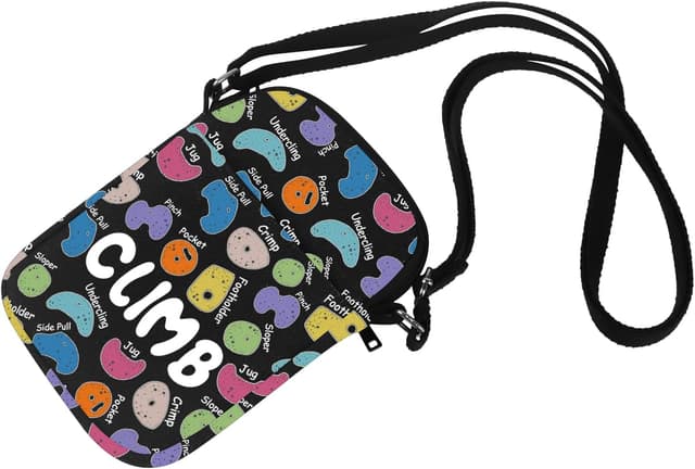 Detalle de Rock Climber Gift for Women rock climbing cosmetic bag (33 cm x 22 cm) – water-resistant organiser