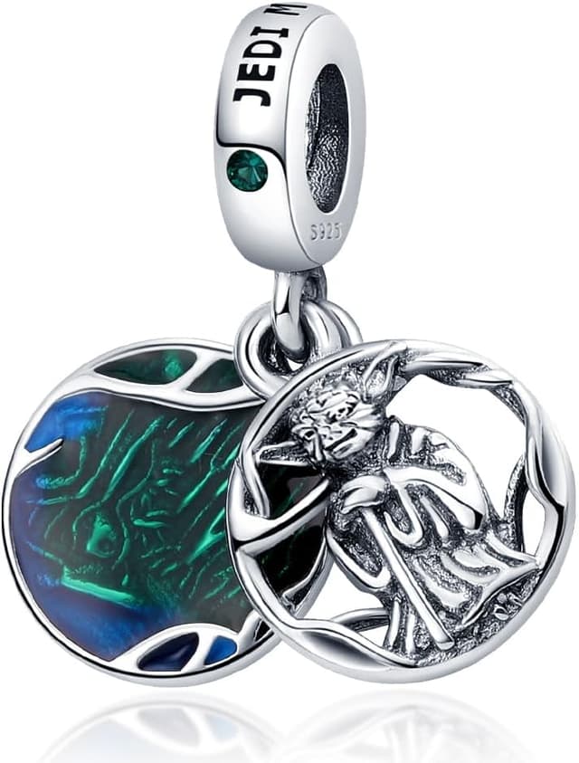 Detalle de CQWVB Charm Anhänger aus 925 Sterling Silber für Armbänder & Ketten (für europäische Charms)