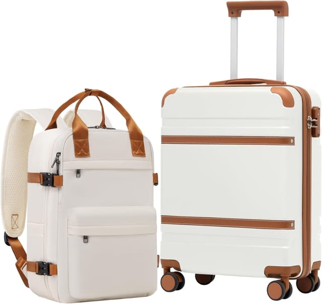 Detalle de COOLIFE Handgepäck Koffer Set 55x40x20