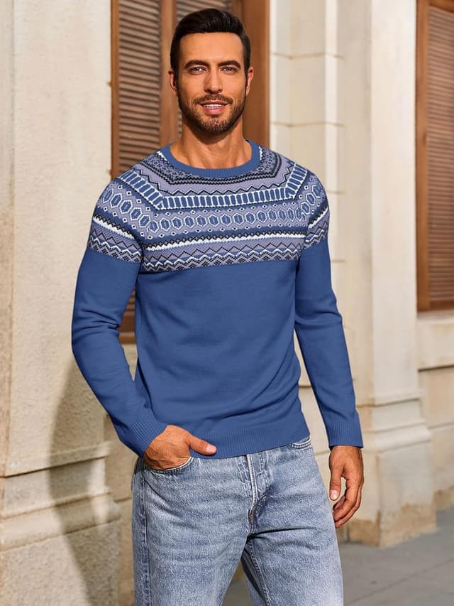 Thumbnail 2 de Runcati Maglione da uomo scollo rotondo invernale