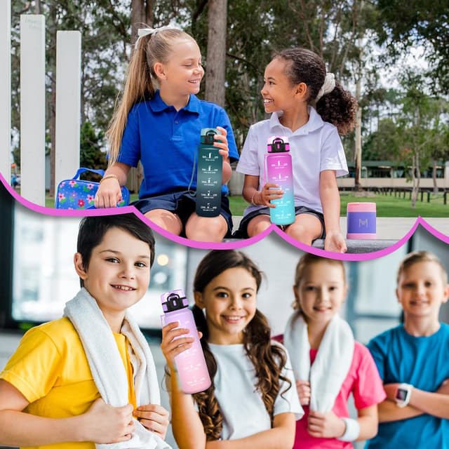 Thumbnail 6 de Botella Infantil 500ml con Filtro y Tapa a Prueba de Fugas