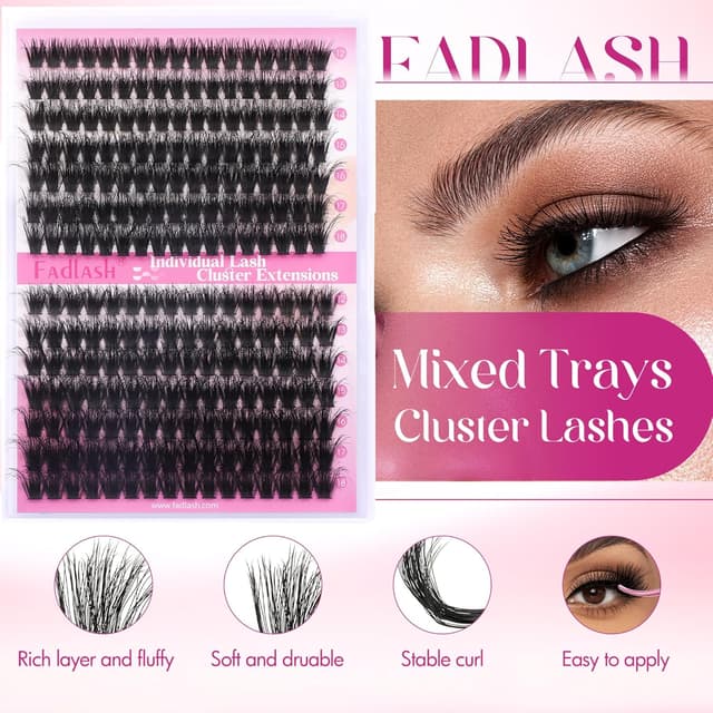 Detalle 2 de FADLASH Wimpern DIY 80D+100D 3D