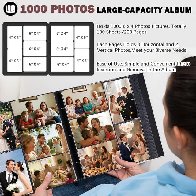 Thumbnail 6 de Ruibytree Album Photo 10x15, format extra grand ⚙