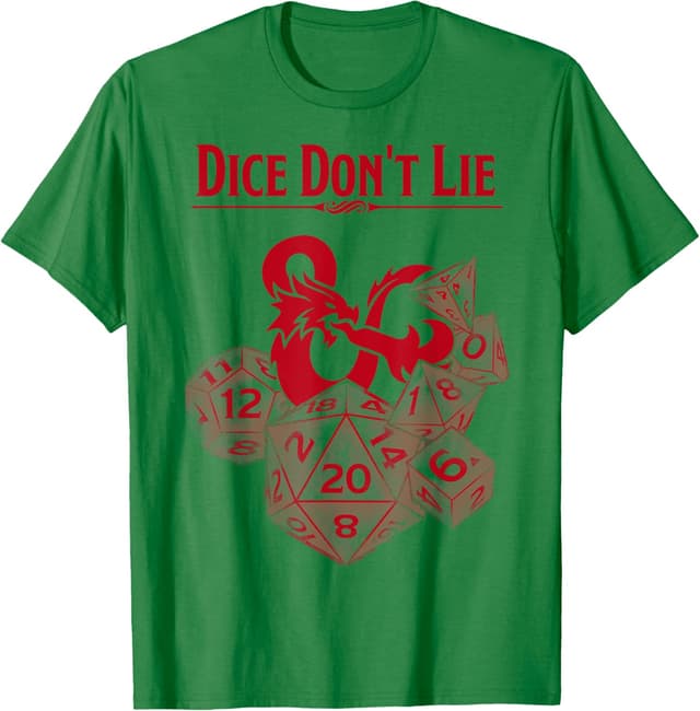 Thumbnail 4 de Dungeons & Dragons Dice Don't Lie Camiseta