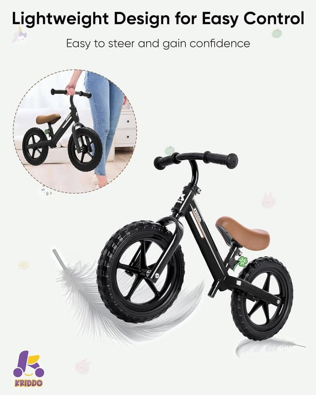 Thumbnail 4 de KRIDDO Toddler Balance Bike 12" for Ages 2-5