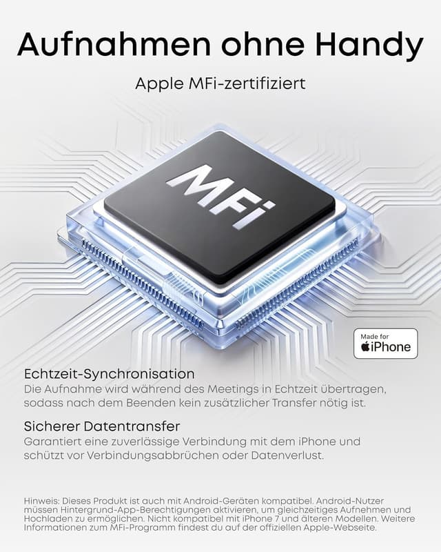 Thumbnail 5 de soundcore Work by Anker Voice Recorder 1200 Min