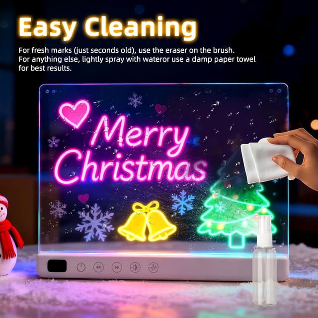 Detalle 2 de LED Drawing Board 35x25.5 cm for kids