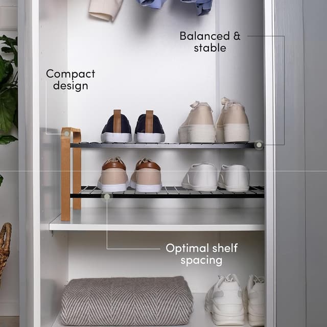 Detalle 1 de LM 391 Schuhregal aus Öko-Holz mit 670 mm