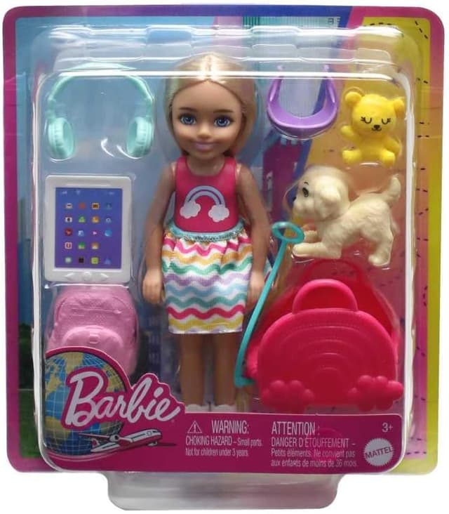 Detalle 2 de Chelsea travel doll set with 6 accessories