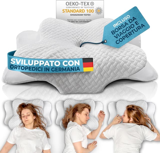 Imagen de Glückstoff Cuscino Per Cervicale Memory Foam en OfertitasTOP
