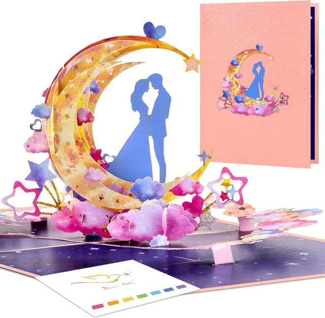 Thumbnail 6 de Romantic 3D Pop Up Card Touching gift