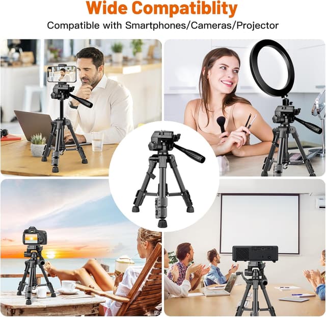 Detalle 2 de JOILCAN Mini Stativ 63,5 cm für Kamera