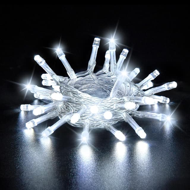 Detalle de Dalugo cool white fairy lights, 30 LEDs 3m