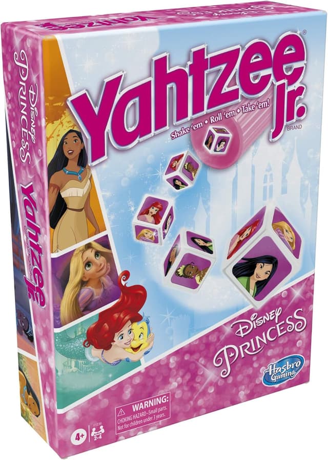 Detalle de Yahtzee Jr Disney Princess Board Game