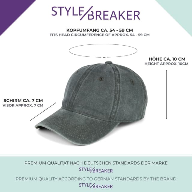 Detalle 2 de styleBREAKER Berretto Snapback unisex con visiera in sughero e 6 pannelli, regolabile (54–59 cm)