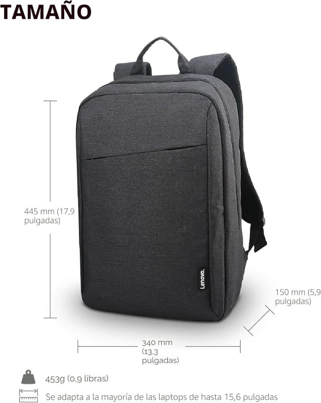 Thumbnail 4 de Lenovo B210 Mochila Ligera y Repelente para Laptops