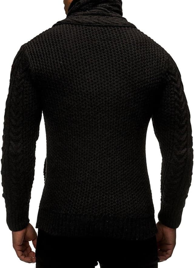 Thumbnail 4 de Cardigan Leif Nelson LN4195 pour homme ⚖