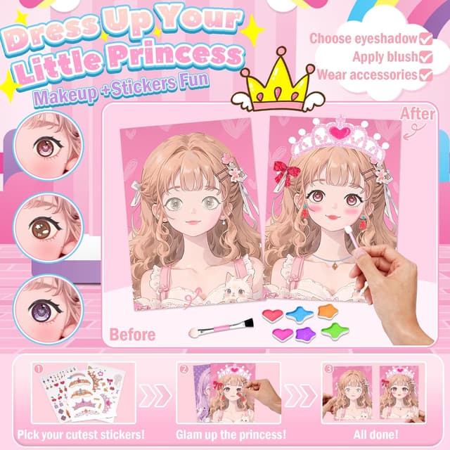 Thumbnail 3 de Creative Plane 3‑in‑1 Princess Craft Set