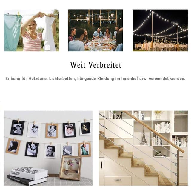 Thumbnail 6 de Cuerda de alambre 3 mm para enrejados y colgado