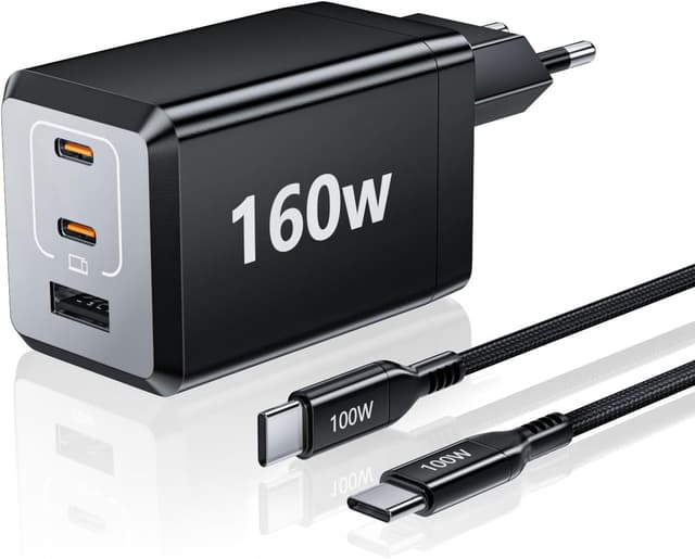 Detalle de HSSNS 160W USB C Ladegerät 3‑Port