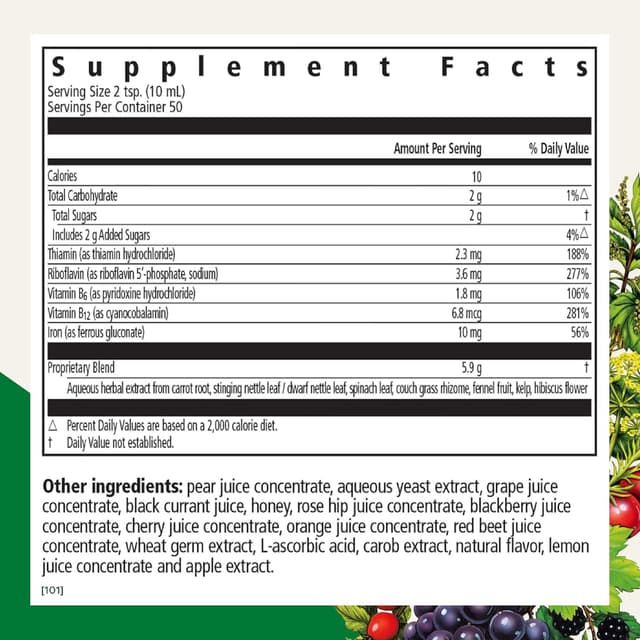 Detalle 2 de Floradix Iron & Herbs 16.9 fl oz iron