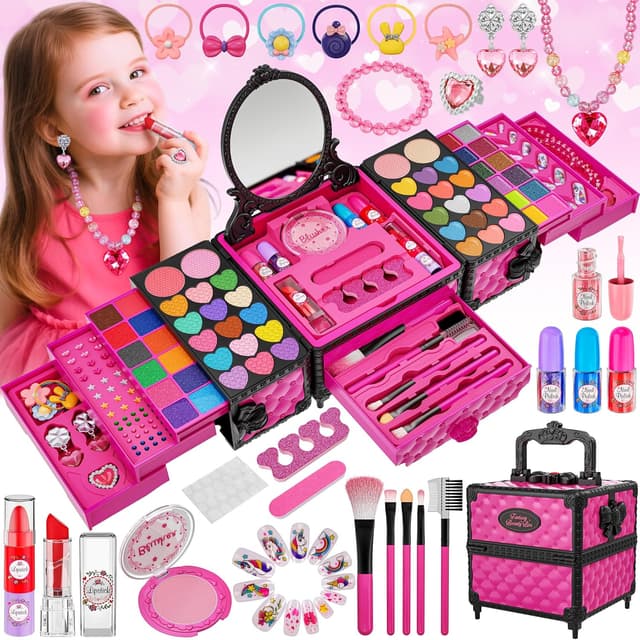 Thumbnail 6 de 99 Pcs Kids Makeup Kit for Girls โ Playset ๐
