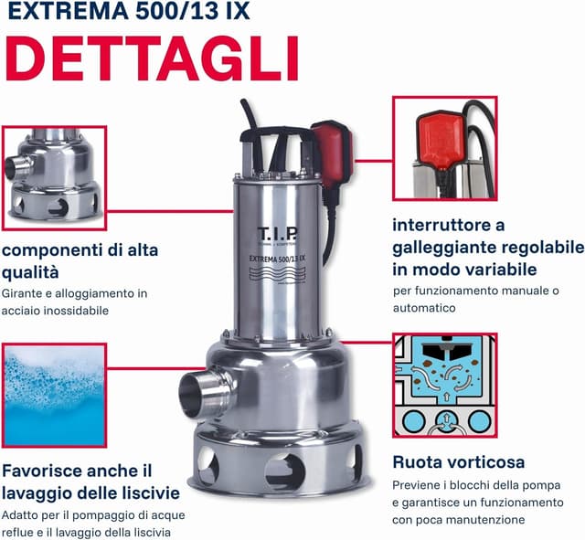 Thumbnail 6 de T.I.P. 30171 Extrema 500/13 PRO Pompa sommersa