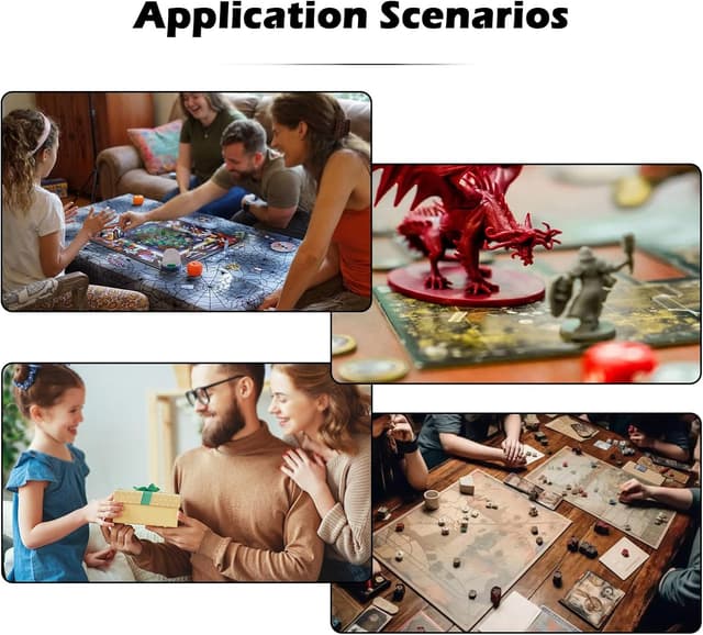 Thumbnail 6 de HKDZ Dnd Dice Set 7Pcs Antique Gold