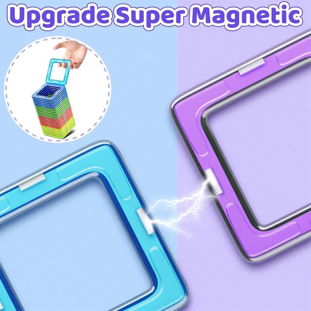 Thumbnail 4 de CoolJOY Magnetische Bausteine 40 Teile