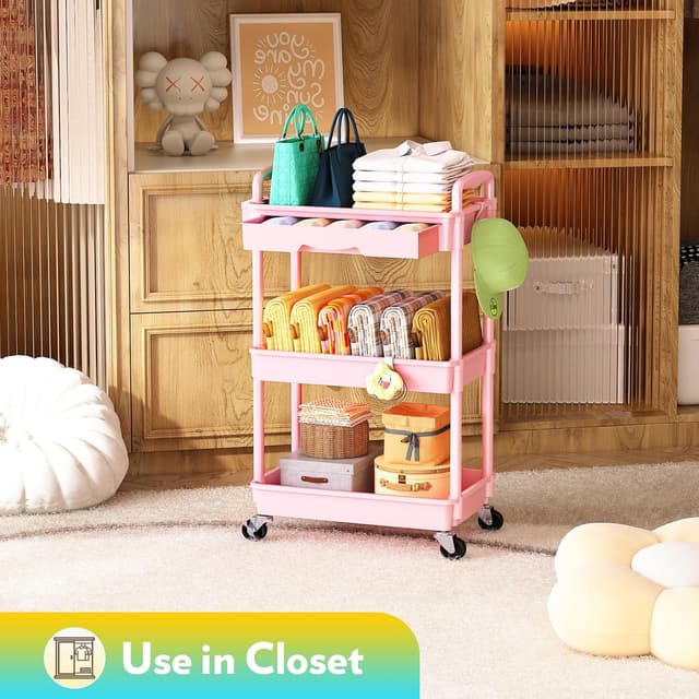 Thumbnail 5 de SUNALLY Makeup Cart Organizer 1 Drawer