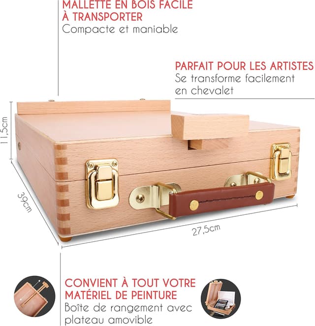 Thumbnail 2 de Chevalet Peinture 34 pièces 🎨