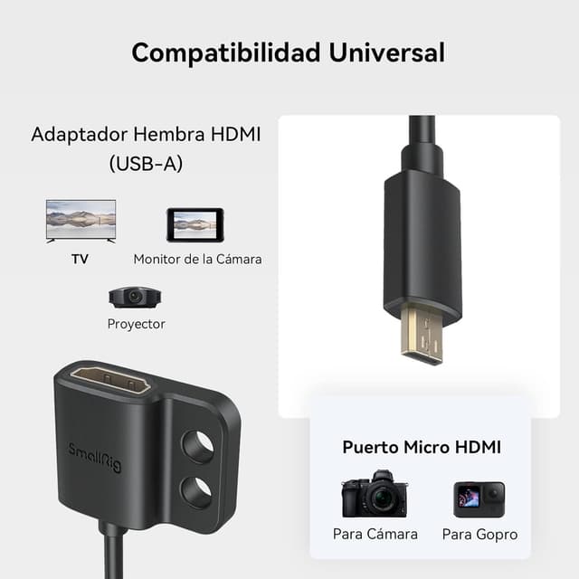 Thumbnail 5 de SMALLRIG 3021 adaptador 4K 60 Hz para cámara