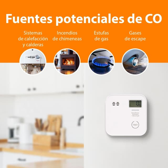 Thumbnail 6 de Smartwares FGA-13091 Detector de CO con pila 10 años