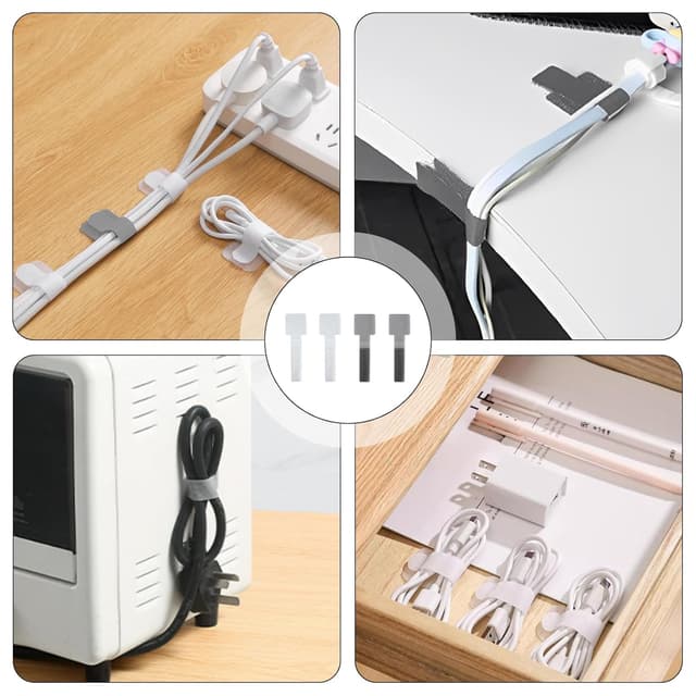 Thumbnail 6 de AABDTYYD 40 Stück Selbstklebende Kabelbinder