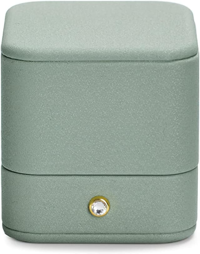 Thumbnail 6 de Papten Caja para Anillos y Joyas de Boda 💍 Verde