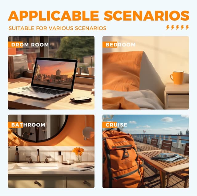 Thumbnail 5 de TESSAN 3โway USB plug adaptor with USB ports ๐